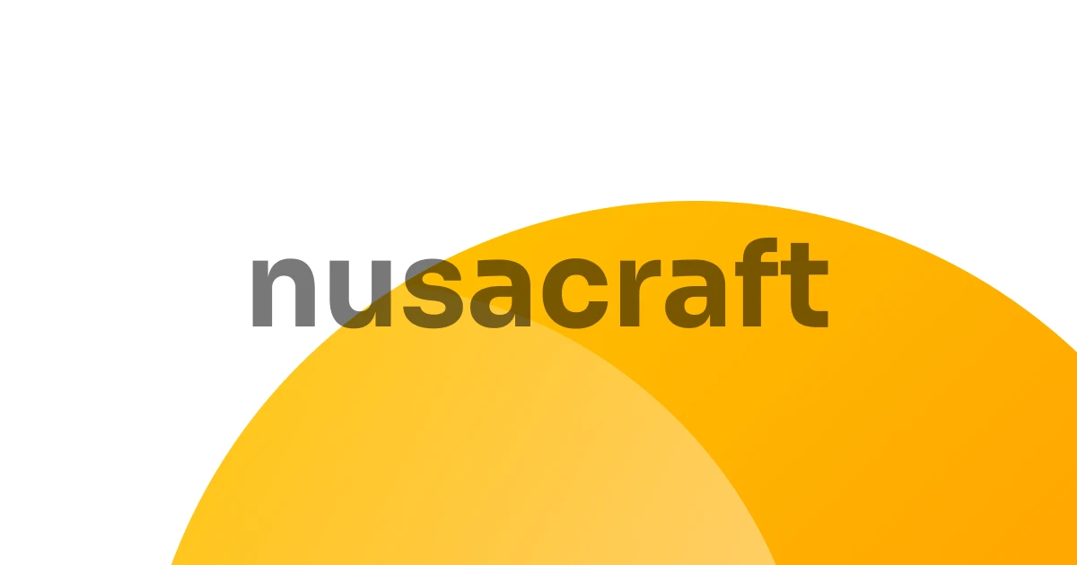 Nusacraft project preview